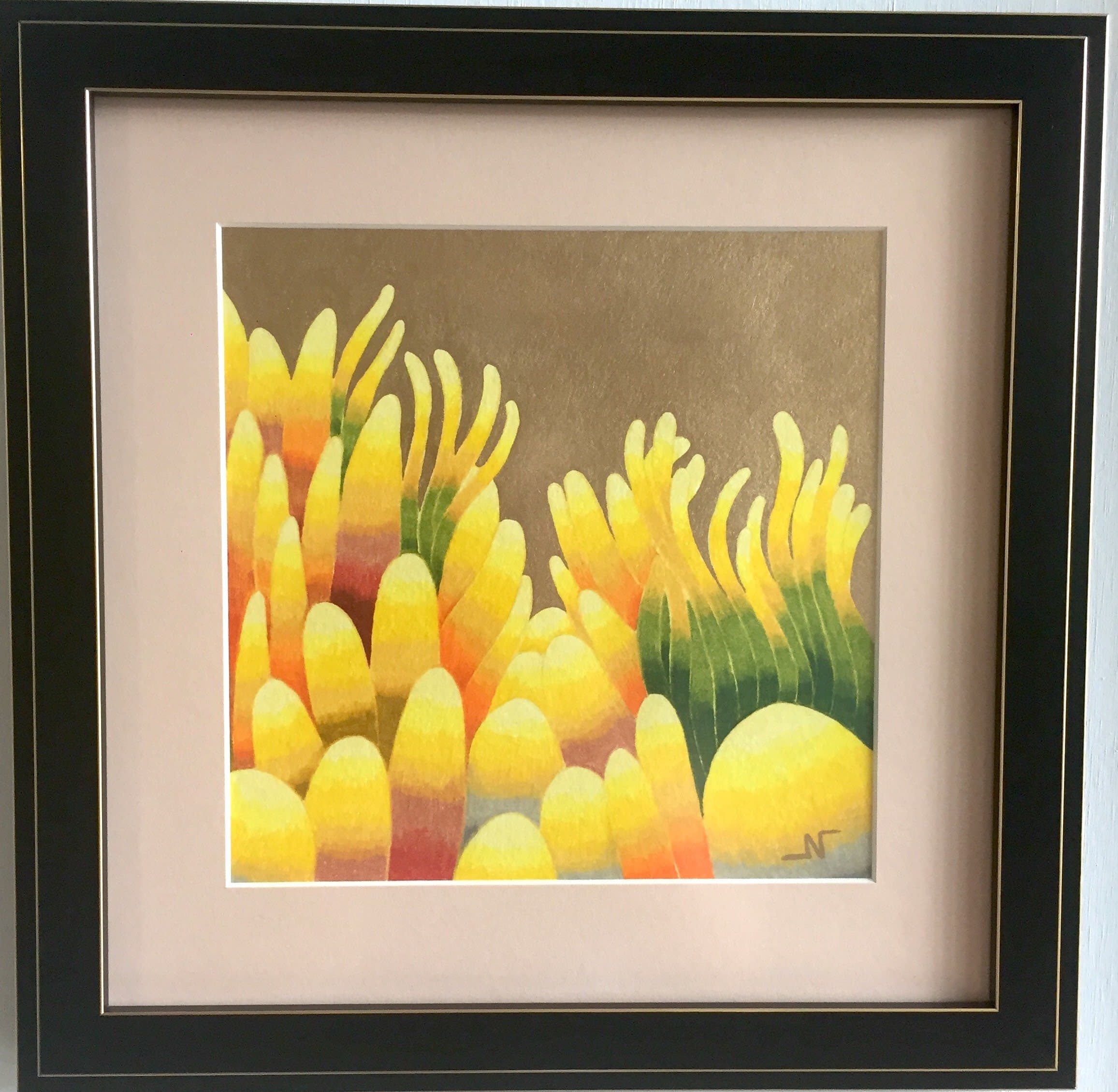 Golden Fields Framed Study