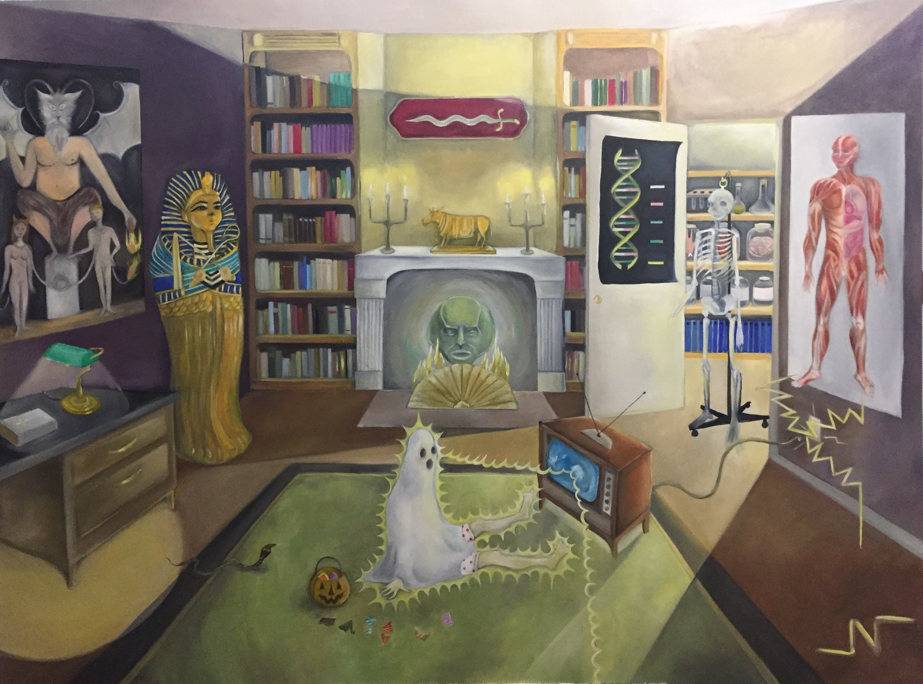 Halloween in the Office SOLD