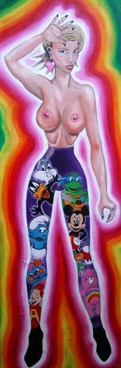 Sexy Cartoon Lady SOLD