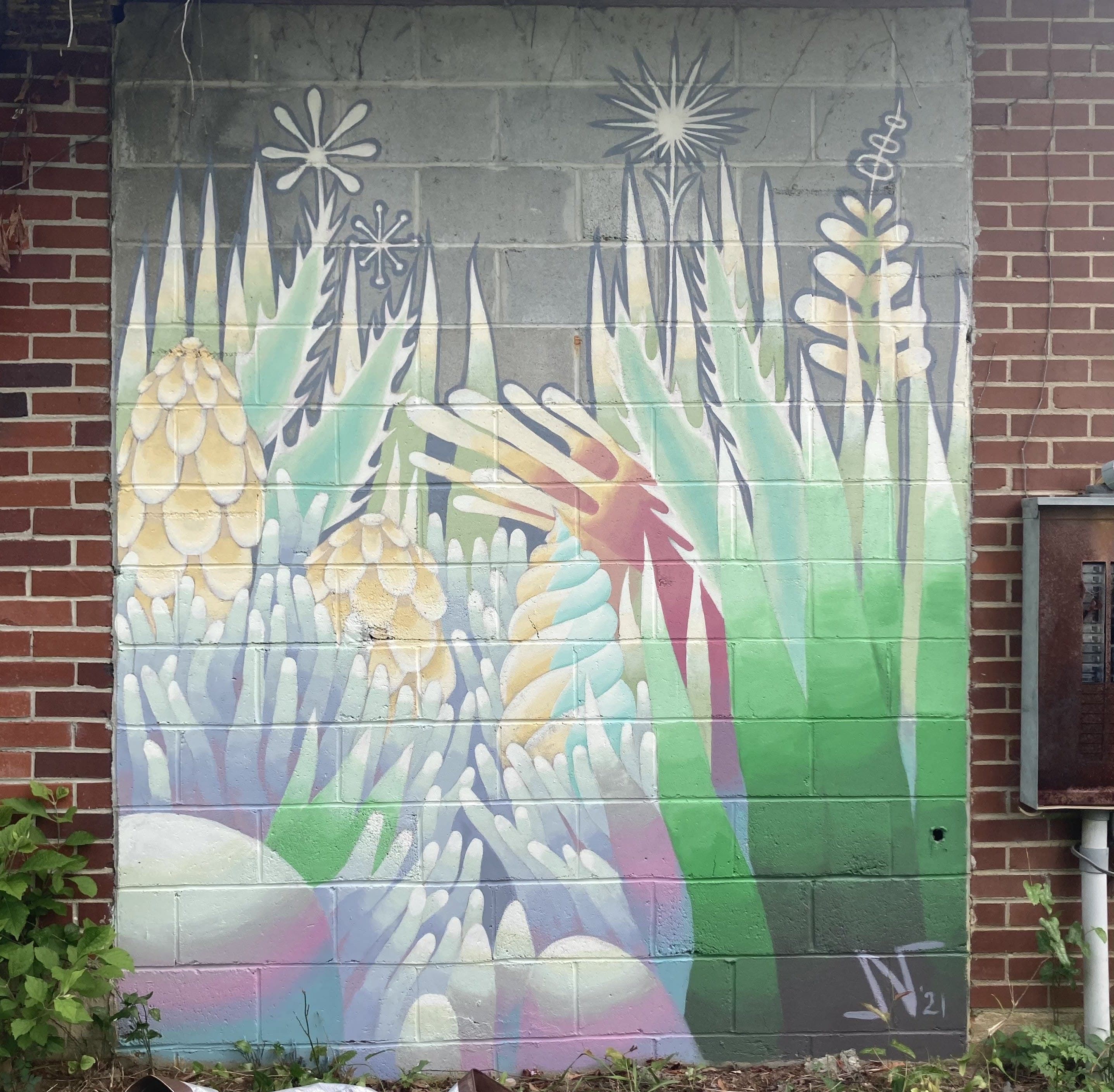 Mural at Rag and Frass Farm